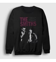 Presmono Unisex Siyah Poster Müzik The Smiths Sweatshirt 524240tt