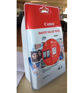Canon PG-46 CL-56 Multipack 2'li Mürekkep Kartuş 50 adet 10x15 Fotoğraf Kağıdı Hediyeli