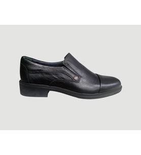 BİCANS B-73 ERKEK DERİ COMFORT AYAKKABI (Siyah)