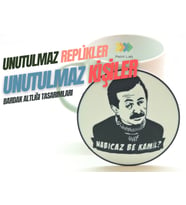 Popüler Kültür Serisi Bardak Altlığı - Komik Replikli Dekoratif Kahve Altlığı