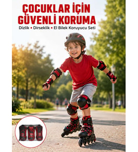 Koruyucu Seti Dizlik Dirseklik Bileklik Nefes Alabilir Koruma Ekipmanı