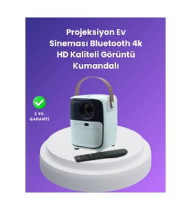Çoklu Giriş Destekli Projektör, HDMI, USB ve Kulaklık Bağlantısı