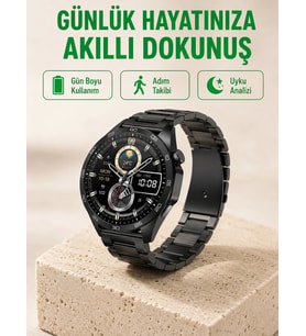 Bluetooth Akıllı Saat – Nabız, Adım Sayar, Uyku Takibi ve Spor Modlarıyla Akıllı Yaşam Asistanı