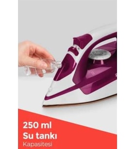 Northcity 2200W Seramik Kaplama Buharlı Ütü - Estetik Tasarım, 360 Dönüş ve Şok Buhar Gücü
