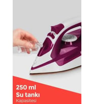 Northcity 2200W Seramik Kaplama Buharlı Ütü - Estetik Tasarım, 360 Dönüş ve Şok Buhar Gücü