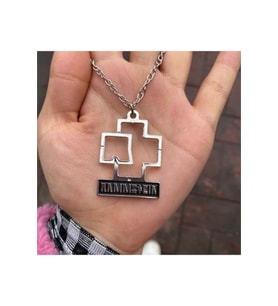 Rammstein Logo Bijuteri Kolye (Gümüş)