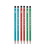 Faber Castell Kurşun Kalem Köşeli Mercanlı 12 Li 1052160000