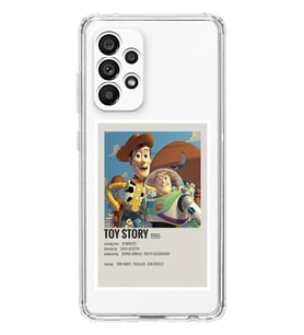 Samsung Galaxy A32 Uyumlu Toy Story Minimalist Poster Desenli Şeffaf Telefon Kılıfı