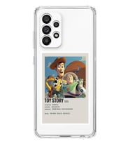 Samsung Galaxy A32 Uyumlu Toy Story Minimalist Poster Desenli Şeffaf Telefon Kılıfı