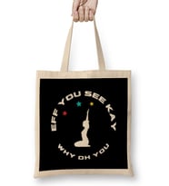 Eff You See Kay Why Oh You YOGA LOVER Bez Çanta Uzun Saplı