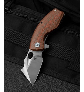BESTECH LIZARD BG39B Yeşil+Turuncu G10 Sap D2 Çakı (Çok Renkli)