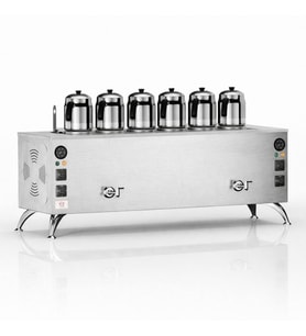 Anka Elektrikli İnox Pro Compact Smart 6 Demlik 60 Litre Çay Makinesi 220V