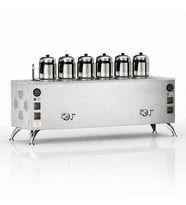 Anka Elektrikli İnox Pro Compact Smart 6 Demlik 60 Litre Çay Makinesi 220V