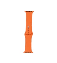 Lexroo Watch Ultra 49mm Band Serisi Klasik Kordon Silikon Strap Kayış - Turuncu