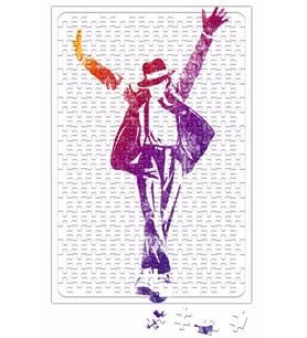 Michael Jackson Psychedelic Puzzle 240 Parça Yapboz