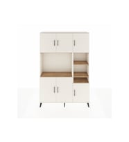 Arges Dolap 10 Raflı 6 Kapaklı 132x30x195 Aytaşı-Aytaşı/Çam