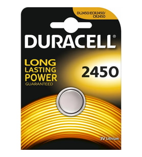 Mey İthalat® Duracell Yuvarlak Düğme Pil 2450 3 Volt