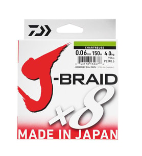Daiwa JBraid 8B Chartreuse 150m İp Misina 0.20mm