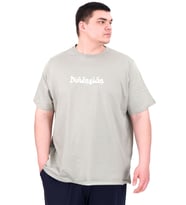 Mode XL Büyük Beden Erkek T-Shirt Bisiklet Yaka DIMENSION U25025 Çağla