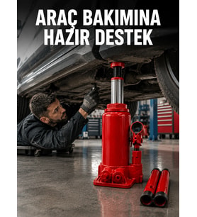2 Ton Hidrolik Kaldırma Gücü İle Güvenli Araç Desteği