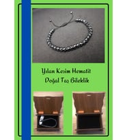 Yılan Kesim Hematit Doğal Taş Bileklik
