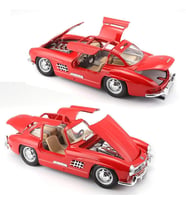 22023 Burago 1:24 Mersedes Benz 300SL 1954 Model Araba