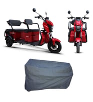RKS Optimus 3 3 Kişilik Elektrikli Motosiklet Motor Koruma Brandası Ultra Dayanıklı