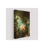 Jean-Honore Fragonard Salıncağın Mutlu Kazaları Tablosu-6253