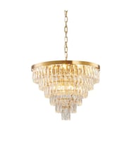 Bendigo Kristal Taşlı Avize RA-AVZ- 3906-27-54 (Gold)
