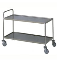 Electrolux Professional 2 Katlı Servis Arabası, İtme Kollu, 900 Mm, Yükseklik=800 STR902HV