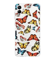 PrintiFy Samsung Galaxy A04 ile Uyumlu Water Color 2  Kamera Korumalı Şeffaf  Kılıf