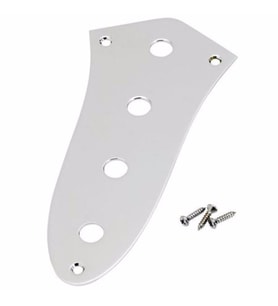 Fender Control Plate Chrome Jazz Bass Std 4 hole
