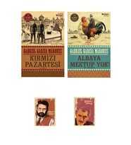 Gabriel Garcia Marquez Romanları - Kırmızı Pazartesi - Albaya Mektup Yok defterli seti (Renksiz)