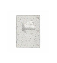 %100 Pamuklu Bebek Lastikli Çarşaf 60x120+20 Bebek Yastık Kılıfı 35x45