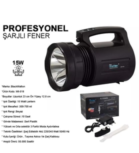 Wt-018 Profesyonel Büyük Avcı Feneri