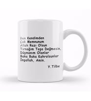 Yıldız Tilbe Motto Söz Kupa Bardak Porselen