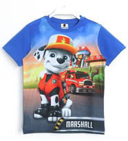 Erkek Çocuk Paw Patrol Marshall 3D Baskılı T-Shirt Saks