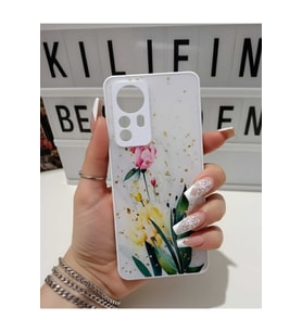 Xiaomi Mi 12 Pro Kılıf Çiçek Desenli Model