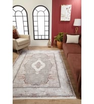 Dijital Kaymaz Yıkanabilir Beyaz Klasik Salon Halısı Mutfak Halısı Koridor Halısı Yolluk HLN1780