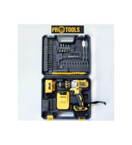 Çelik Gövde Darbeli Vidalama Matkap + 2x48 V Batarya Full Set