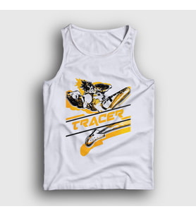 Presmono Unisex Beyaz Tracer Oyun Overwatch Atlet 362993tt