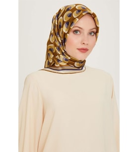 Armine 2024-2025 Sonbahar-Kış Sezonu % 100 Twill İpek Eşarp 9219D 06