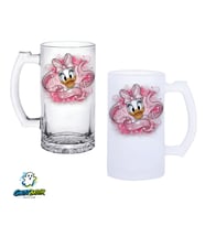 Cindy Kulplu Bira Bardağı Buzlu veya Şeffaf Seçenekli 0282