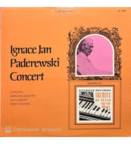 Ignace Jan Paderewski Concert LP Plak (Karışık)