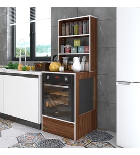 Kenzlife ankastre fırın dolabı nevgece cvz 165*60*56 mutfak eko düz