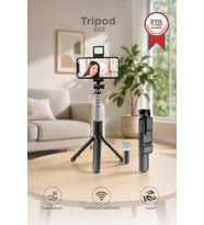 Torima Tripod Çok Amaçlı Kumandalı Kablosuz Selfie Çubuğu S03 Siyah