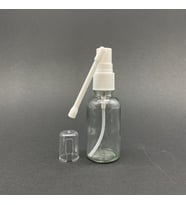 30ml şeffaf Ağız spreyli Şişe, 24 Adet, Oral Sprey, Ecza şişesi, Boş Cam şişe (Amber)