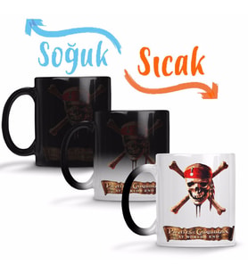 Pirates of The Caribbean Sihirli Kupa Bardak Porselen