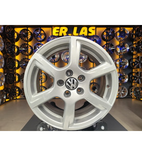 4 Adet VOLKSWAGEN POLO ORIJINAL 6*15 5*100 ET40 57.1 SILVER JANT REVİZE EDİLMİŞ (Takım)