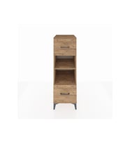 Kronos Dolap 2 Raflı 2 Çekmeceli 44x59x134 Çam-Çam
